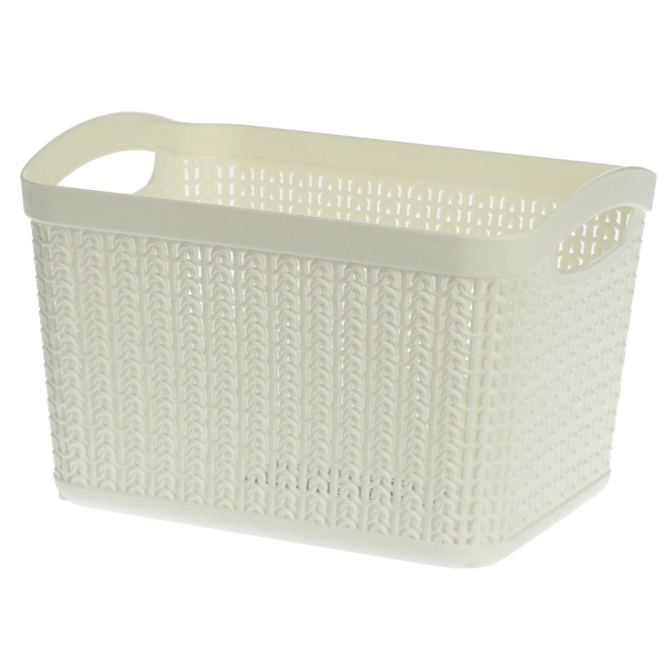 Koszyk prostokątny L 6,6L Willow biały
